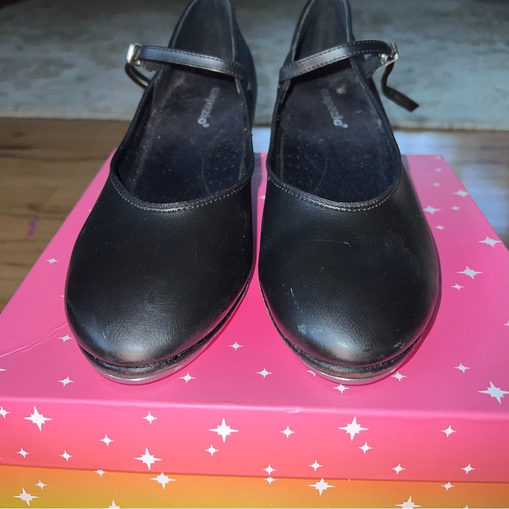 CAPEZIO black character tap shoes size10M - Picture 7 of 16